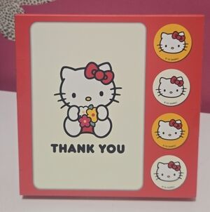 ⛔️SOLD⛔️Hello Kitty Thank You Card Set